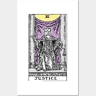 Justice - A Geometric Tarot Print Posters and Art